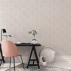 Galerie Wallcoverings Product Code: W78215 - Metallic Fx Wallpaper Collection Galerie Wallcoverings Product Code W78215 - Metallic Fx Wallpaper Collection - Rose Gold Colours - Metallic Geometric Design