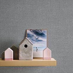 Galerie Wallcoverings Product Code: WH30118 - Welcome Home Wallpaper Collection Galerie Wallcoverings Product Code WH30118 - Welcome Home Wallpaper Collection - Silver Grey Colours - Bark Texture Design