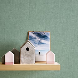 Galerie Wallcoverings Product Code: WH30135 - Welcome Home Wallpaper Collection Galerie Wallcoverings Product Code WH30135 - Welcome Home Wallpaper Collection - Green Colours - Cotton Texture Design