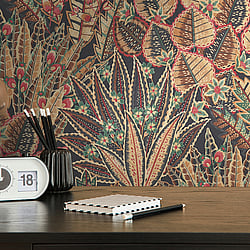 Galerie Wallcoverings Product Code: WH30140 - Welcome Home Wallpaper Collection Galerie Wallcoverings Product Code WH30140 - Welcome Home Wallpaper Collection - Multi-coloured Colours - Bohemian Floral Design
