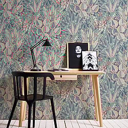 Galerie Wallcoverings Product Code: WH30141 - Welcome Home Wallpaper Collection Galerie Wallcoverings Product Code WH30141 - Welcome Home Wallpaper Collection - Blue Colours - Bohemian Floral Design