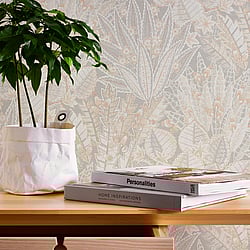 Galerie Wallcoverings Product Code: WH30143 - Welcome Home Wallpaper Collection Galerie Wallcoverings Product Code WH30143 - Welcome Home Wallpaper Collection - Silver Grey Colours - Bohemian Floral Design