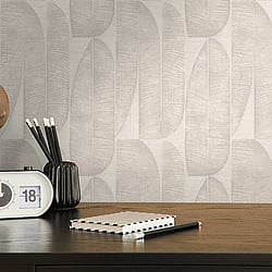 Galerie Wallcoverings Product Code: WH30168 - Welcome Home Wallpaper Collection Galerie Wallcoverings Product Code WH30168 - Welcome Home Wallpaper Collection - Beige Colours - Geometric Leaf Design