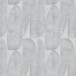 Galerie Wallcoverings Product Code: WH30169 - Welcome Home Wallpaper Collection Galerie Wallcoverings Product Code WH30169 - Welcome Home Wallpaper Collection - Silver Grey Colours - Geometric Leaf Design