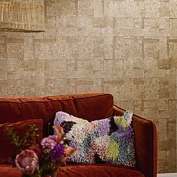 Galerie Wallcoverings Product Code: WH30185 - Welcome Home Wallpaper Collection Galerie Wallcoverings Product Code WH30185 - Welcome Home Wallpaper Collection - Gold Colours - Squares on Squares Design