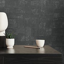 Galerie Wallcoverings Product Code: WH30188 - Welcome Home Wallpaper Collection Galerie Wallcoverings Product Code WH30188 - Welcome Home Wallpaper Collection - Black Colours - Squares on Squares Design