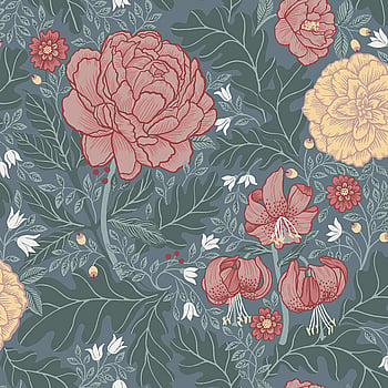 Galerie Wallcoverings Product Code 14003 - Ekbacka Wallpaper Collection - Blue Colours -  