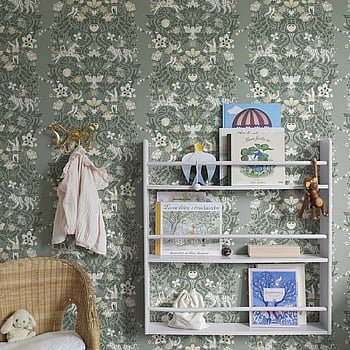 Galerie Wallcoverings Product Code 29027 - Resan Wallpaper Collection - Green grey Colours -  