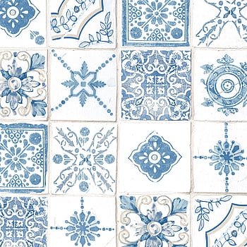 Galerie Wallcoverings Product Code CK36622 - Kitchen Style 3 Wallpaper Collection - Blue White Colours -  