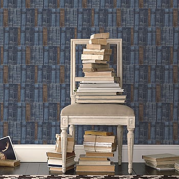 Galerie Wallcoverings Product Code G56133 - Nostalgie Wallpaper Collection - Blue Colours -  