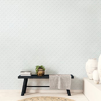 Galerie Wallcoverings Product Code G56683 - Small Prints Wallpaper Collection - Blue Green White Colours -  