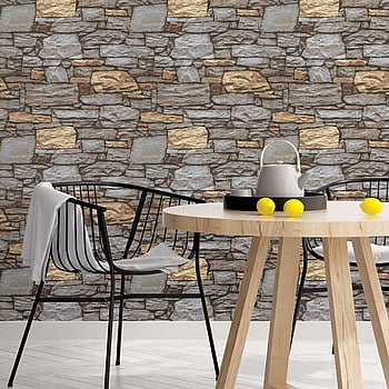 Galerie Wallcoverings Product Code G67972 - Organic Textures Wallpaper Collection - Beige Taupe Silver Colours -  