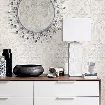 Galerie Wallcoverings Product Code W78180 - Metallic Fx Wallpaper Collection - Silver Colours -  